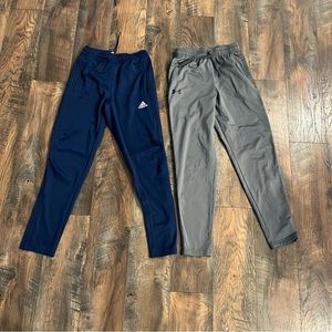 Pair of boys workout pants. Adidas/Under armour